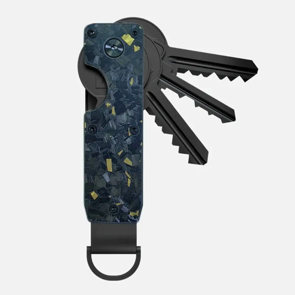 Smart Metal Key Organizer Holds 2-6 Keys with Screwdriver Key Case Holder Minimalist Keys Bag for Keys Less Than 6.2cm