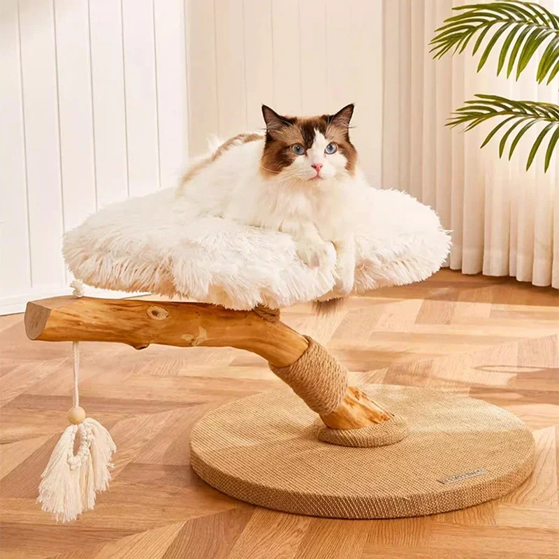 Árbol nórdico de nube para gatos, parque infantil moderno de cuerda de Sisal para casas de gatos, poste de pared de escalada, productos para mascotas, perchoir, Chat FYCT