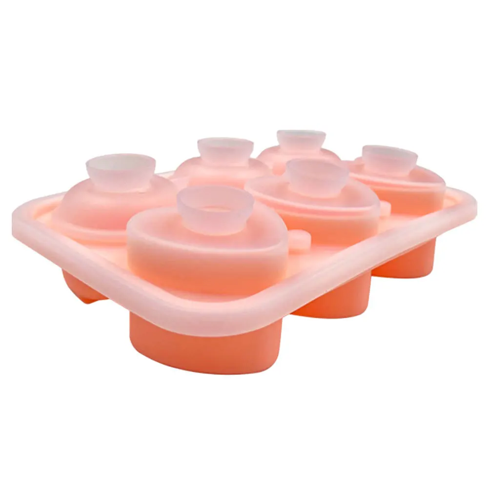 

1Set Heart Ice Cube Mold Silicone Rose Flower Design for Whiskey Cocktails Coffee Cold Drinks Baby Food Ice Tray