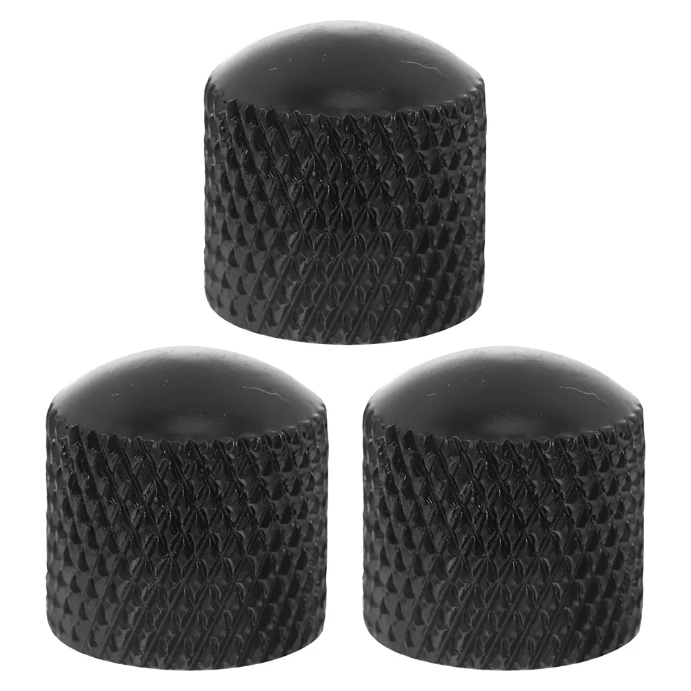 3 قطعة مقبض الغيتار الكهربائي المعدني التحكم في مستوى الصوت للصوت باس استبدال أداة الملحقات مقابض الغيتار التحكم في مستوى الصوت