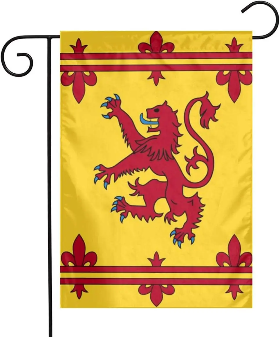 Scotland Scottish Rampant Lion Garden Flag Decoration Banner Decorative Sweet Home Yard Festival Outdoor 12X18inch