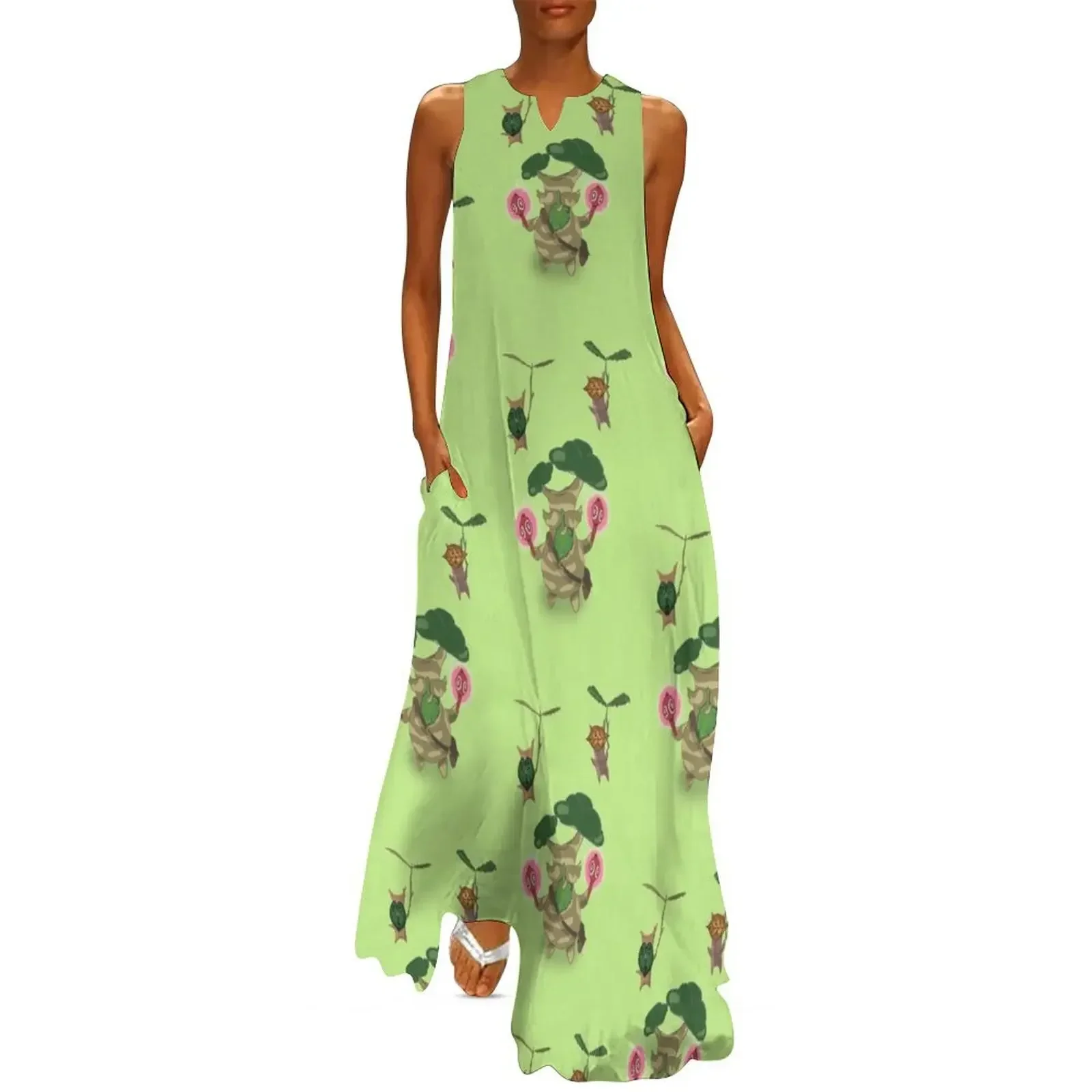 

Hetsu Koroks BOTW Long Dress dresses summer Woman clothing women evening dress Dress