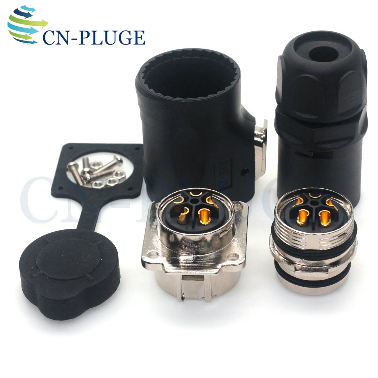 XHP28 Series Waterproof Connector 2 3 4 5 6 7 8 10 Pin Female Plug Male Socket is Applicable to Electric Vehicle Power Supply