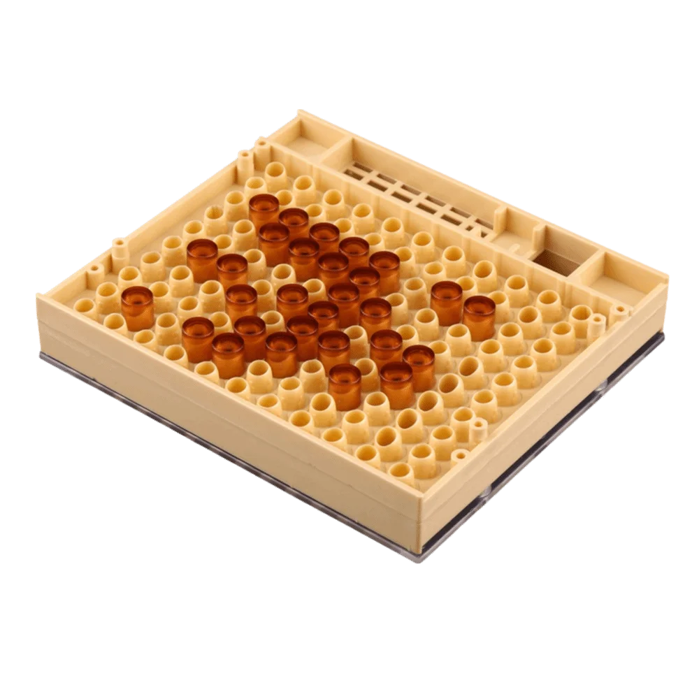 110 Cell Cups Queen Rearing Kit Plastic Material Beginner Friendly Queen Rearing Cups Hair Roller Design Apiculture Grade