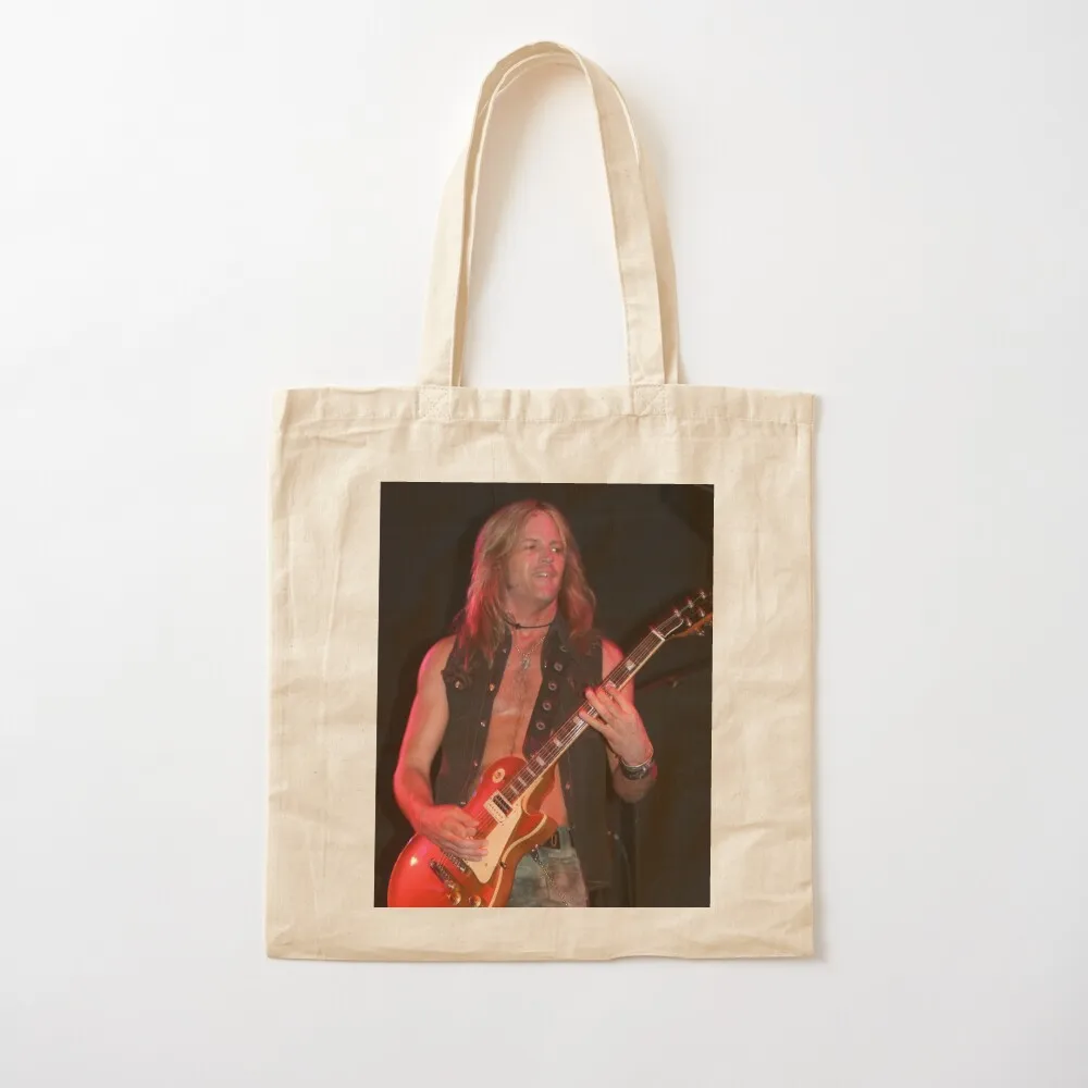 

Doug Aldrich - Whitesnake - Photograph Tote Bag shopping trolley bag canvas shopping bag Canvas Tote