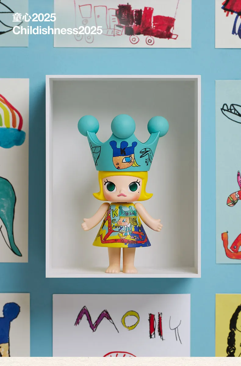 POPMART MEGA ROYAL MOLLY 100% Anniversary Series1 Blind Box Mystery Box Guess Bag Toys Doll Cute Anime Figure