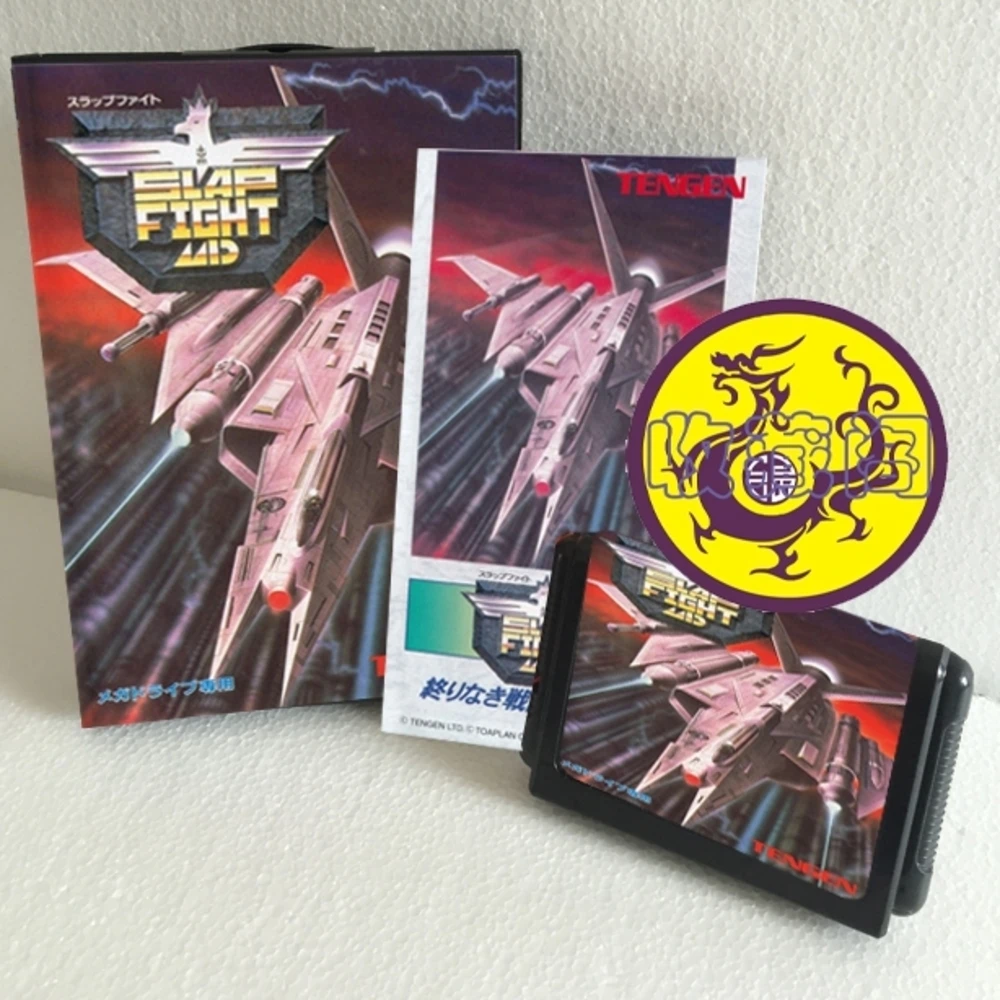 

Slap с коробкой и ручным картриджем для 16-битной игровой карты Sega MD, MegaDrive Genesis System