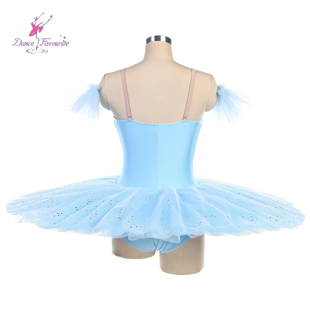 Spandex Ballet Tutus para Dança, Traje pré-profissional, BLL481Pale, Blue, Performance de Dança