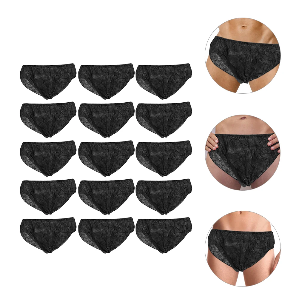 Men Disposable Mens Briefs S Shorts Underpants Travel Tanning Women Emergency Woven Non Postpartum Time T String Thong Spray