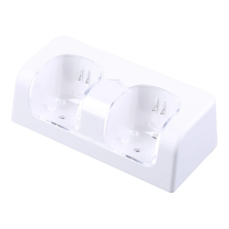 2 Ports Charging Station with 2 Rechargeable 2800 mAh Battery Pack for Wii Remote Controller 896C