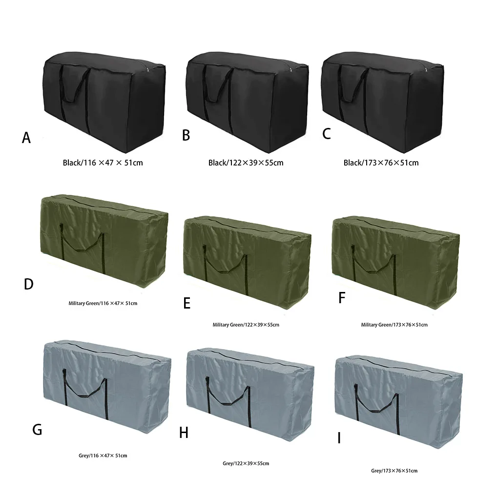 収納袋 防水 SurfaceOxford 生地 キャリングケース 取り付けが簡単 ポーチ アウトドア シーズン ポータブル ブラック 122×39×55cm