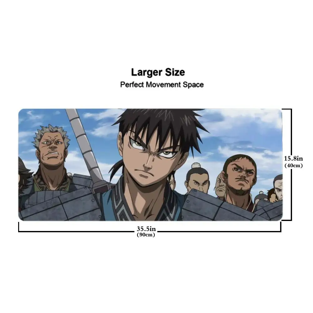 KINGDOM Mouse Pad Gaming Mousepad Pc Accessories Keyboard Mat Desk Protector Mats Anime Mouse Pads