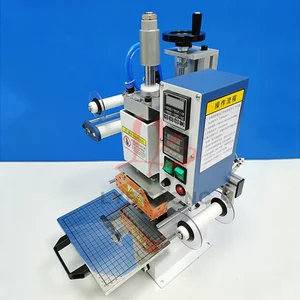 Mesin Embossing Press Perpindahan Panas Multifungsi Pneumatik dengan Kertas Foil Berdiri Opsional untuk Kertas Kulit Stamping Kayu 12 mesin foil penjualan terbaik - №