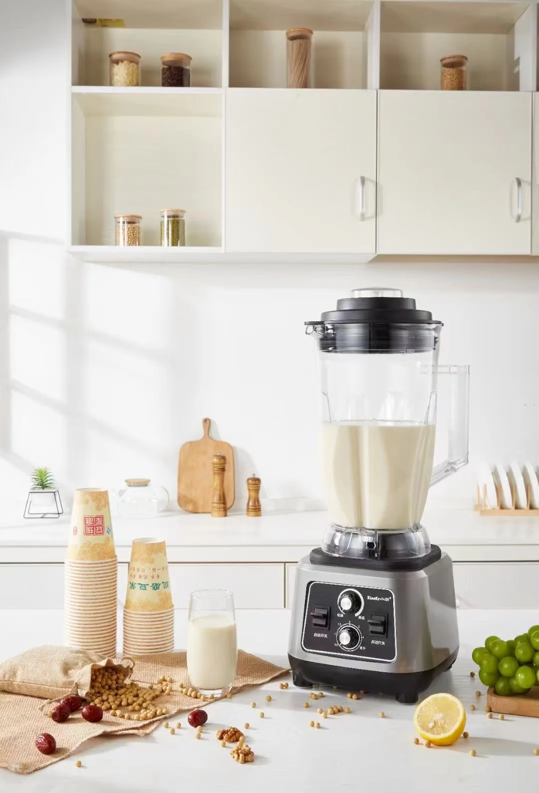 10000W 10L 6L Commercial Blender High Power Soy Milk Maker Large Capacity Soy and Berries Processed Food Blender