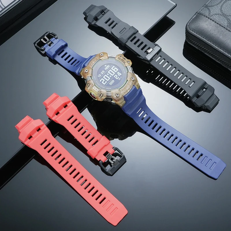 

Rubber bracelet For Casio GBD-H1000 Silicone Strap 3475 Cat Man Series Black G-SHOCK Resin Replacement waterproof Accessories