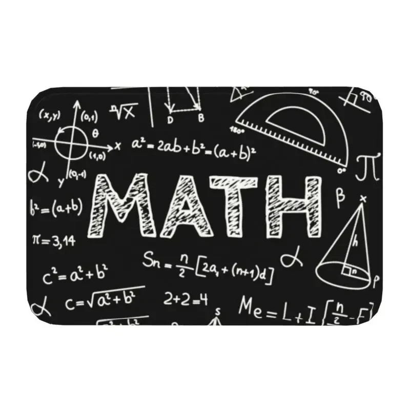 Math Physics Equations Carpet Door Floor Entrance Mat Outdoor Science Teacher Bath Kitchen Living Room Rug Non-slip Home Decor