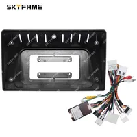 SKYFAME-Adaptador de Fascia de marco de coche, decodificador de caja Canbus, Kit de Panel de montaje de tablero de Radio Android para Nissan Murano Z50