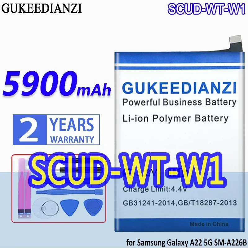 

Аккумулятор для мобильного телефона Samsung SM-A226B Galaxy A22 5G, SCUD-WT-W1 емкостью 5900 мАч