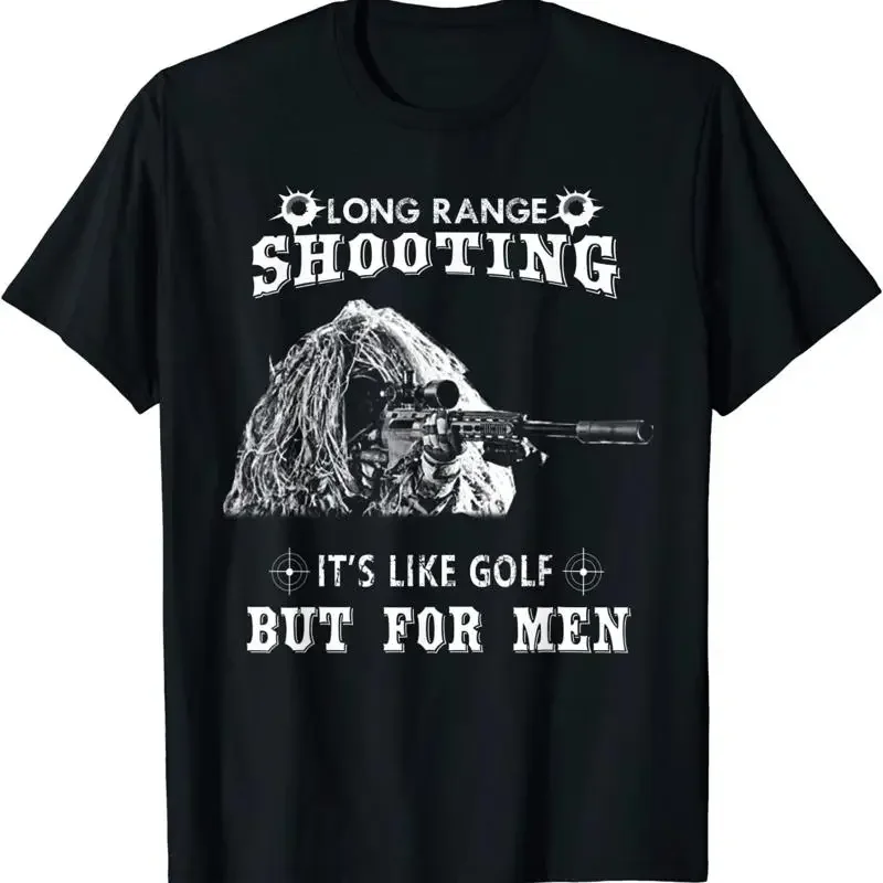 New Limited Funny Sniper S Long Range Shooting T Shirt