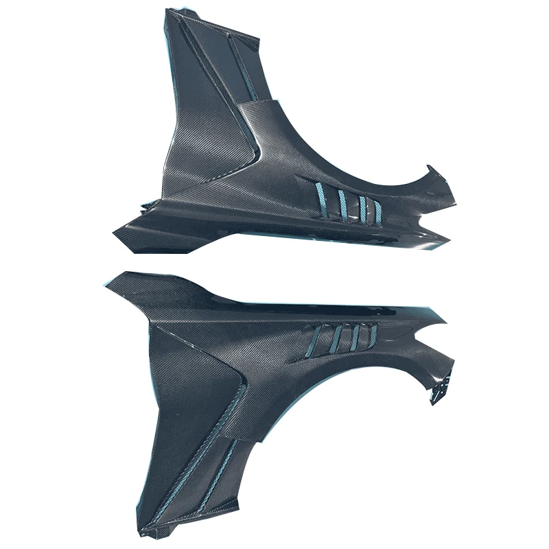 

High Quality V2 Style Carbon Fiber mudguard for Infiniti Q50 Front Vented mudguard V37 Q50 Carbon Front mudguard