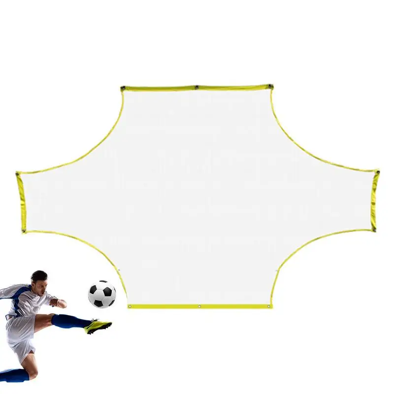 

Soccer Goal Net Football Target Net Professional Soccer Corner Net Portable Carry Bag Weatherproof Soccer Training Equipment For