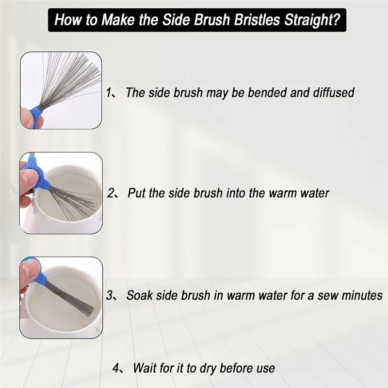 Side Brush For Roborock Saros 10R, Qrevo Curv, Qrevo Edge, Qrevo Curv S5X, Qrevo Edge S5A, Saros 10 Vacuum Cleaner Parts