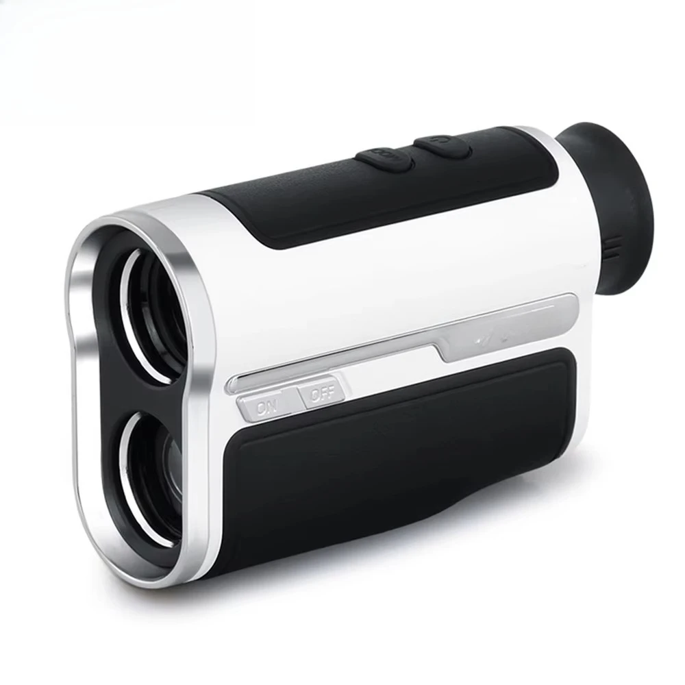 

Rechargeable Golf Rangefinder with Slope Compensation 1300 Yards Flagpole Lock and Technology