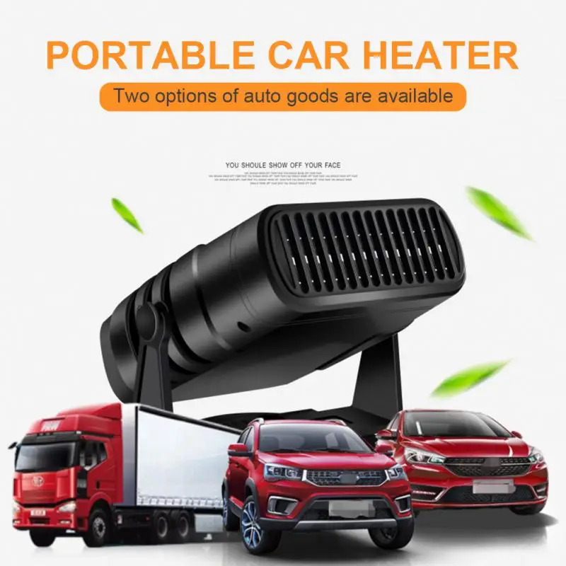 12V Auto Heater Fan Car Heater Electric Cooling Heating Auto Windshield Defroster Defogging Demister Car Anti-Fog Heater