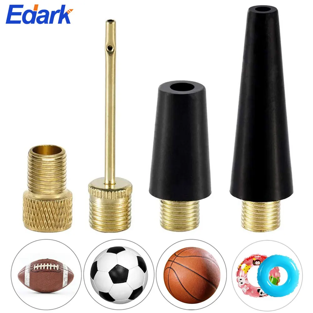 1Set Tire Valve Adapter Ball Pump Needle Balloon Nozzle Inflation Kit for Xiaomi Air Pump and Other Compatible Electric Inflator