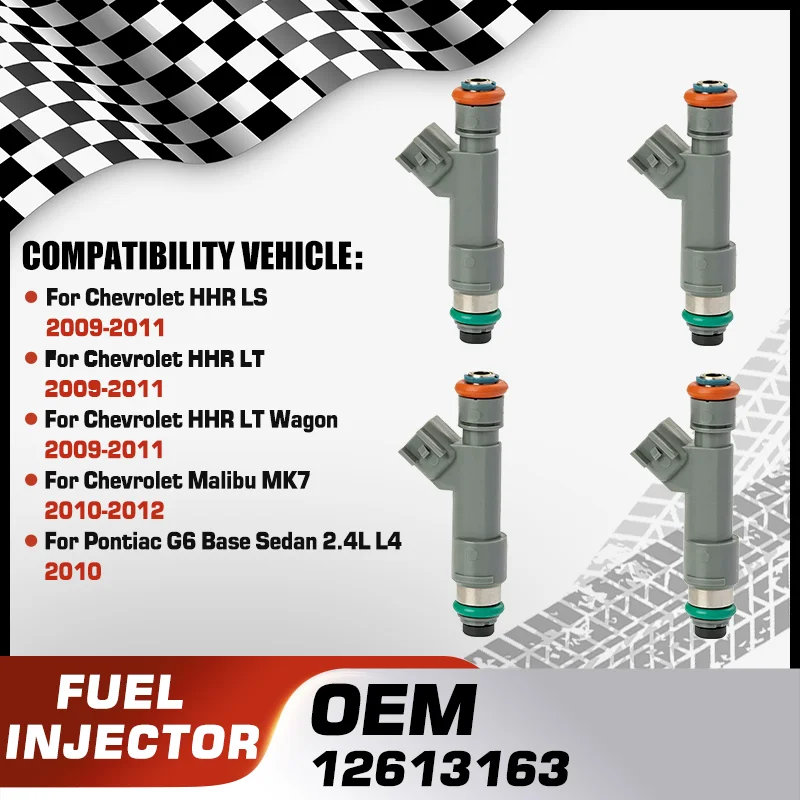

Car Fuel Injectors Nozzle For Chevrolet HHR LS Chevrolet HHR LT Chevrolet Malibu MK7 Pontiac G6 Base Sedan 12613163 800-2100N