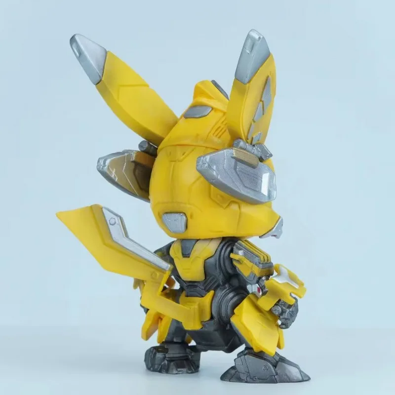 البوكيمون بيكاتشو كوس المحولات دمية نحلة الديكور أنيمي عمل الشكل لعبة لطيفة Q التماثيل الديكور نموذج هدية عيد ميلاد