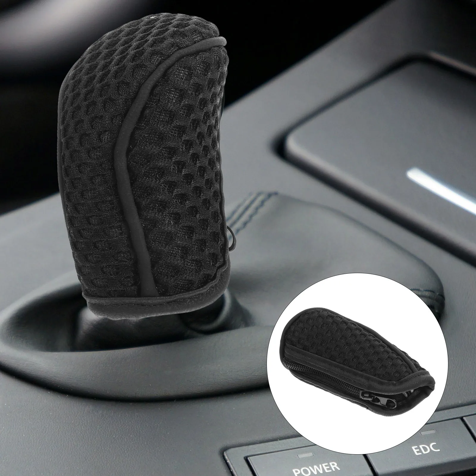 

Gear Shift Cover Fabric Universal Fit Car Interior Accessory Automotive Gear Knob Protector Auto Shift Knob Cover
