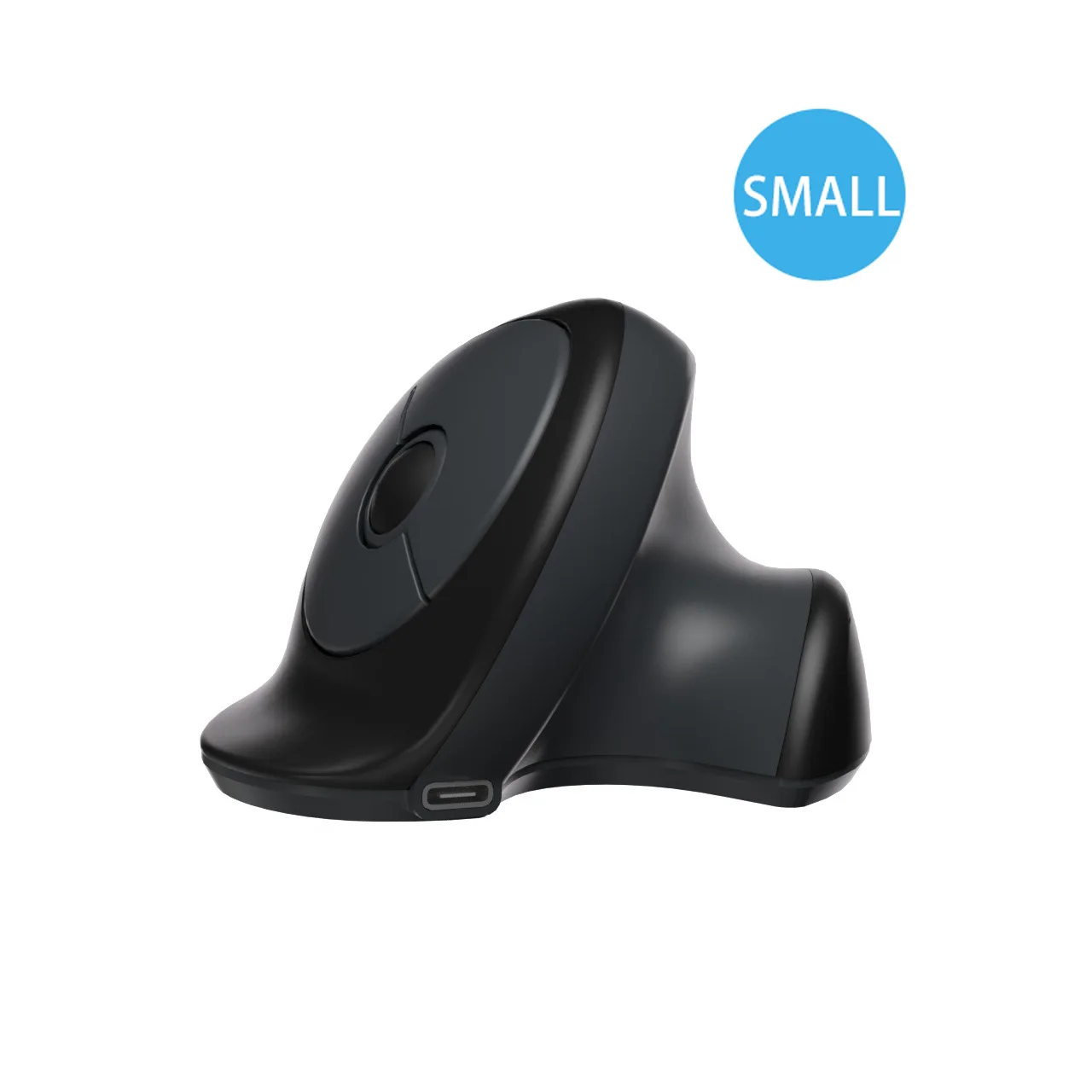New Dual‑Mode Vertical Ergonomic Upright Mouse Rechargeable Wireless & USB BT Wired Connection Silent Click Ergonomic Design