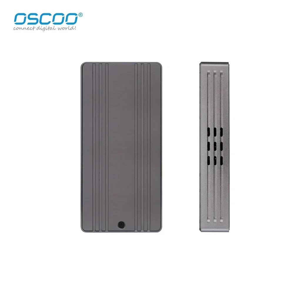 Ocsoo 40Gbps Type C แบบพกพา SSD Enclosure สนับสนุน M.2 NVMe 2242/2260/2280 SSD SSD Enclosure