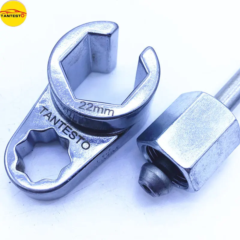 Diesel Common Rail Tubing Pipe Wrench Octagonal Socket 17mm 19mm 22mm Nitrogen and Oxygen Sensor  Repair Tool