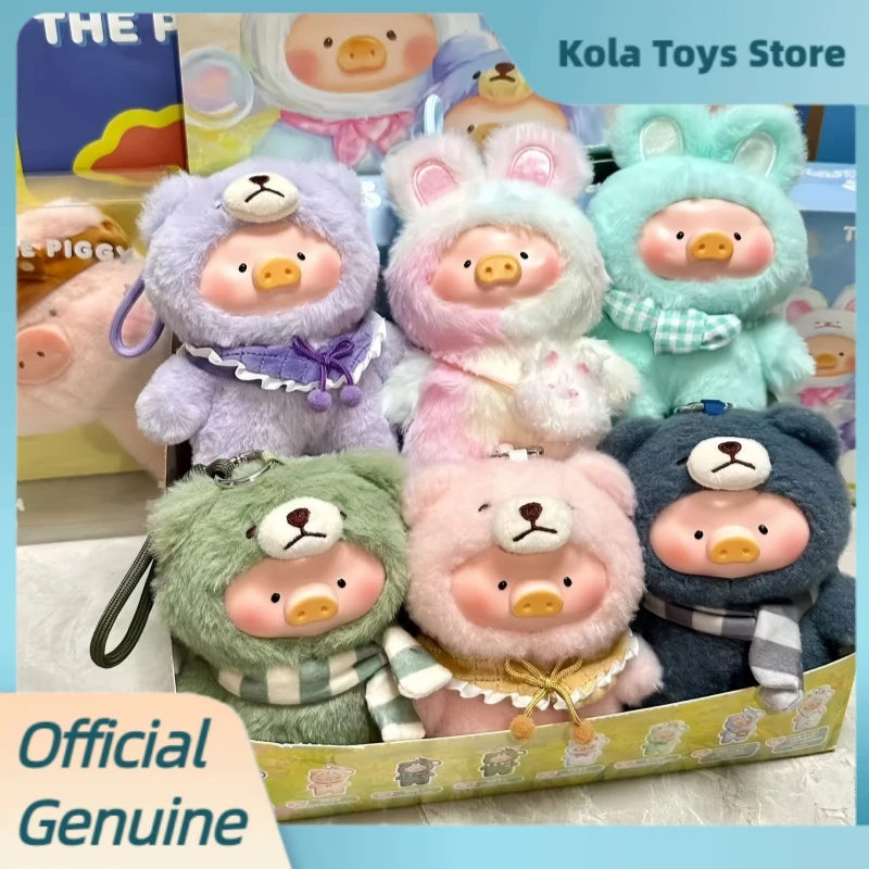 

Genuine Lulu V2 The Piggy Joyful Time Series Blind Box Bunny Lulu Vinyl Face Doll Mystery Box Teddy Pig Anime Doll Pendant Toys