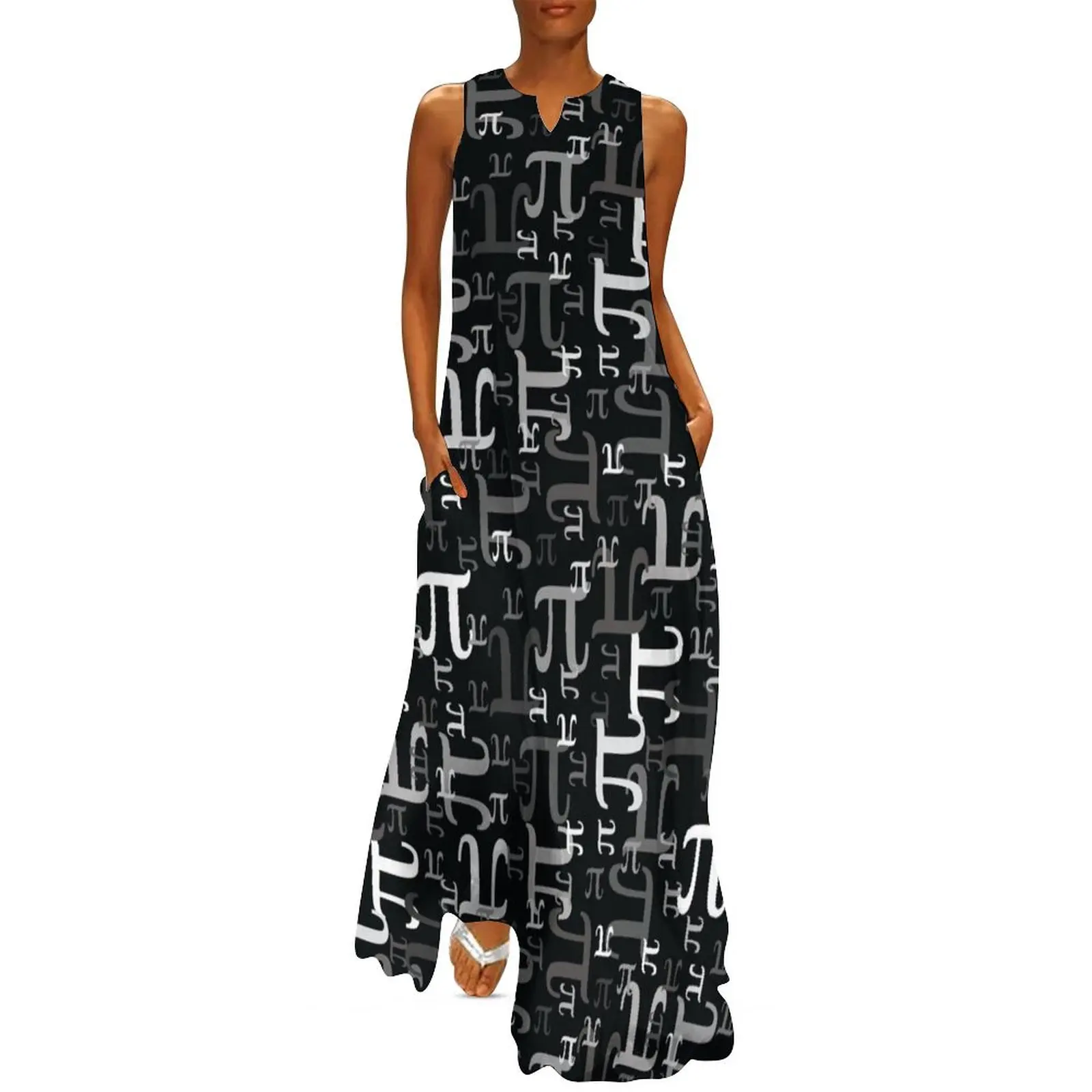 

Pieces of Pi (Dark) Long Dress dresses for women 2025 summer dress woman 2025 summer dress womens 2025