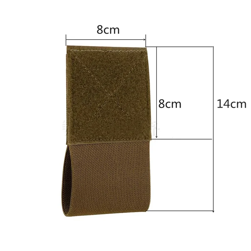 Molle 벨트 전술 TQ 탄성 지혈대 거치대 후크 및 루프 보안 파우치, 경쟁 체스트리그 사냥 조끼 액세서리 캐리어