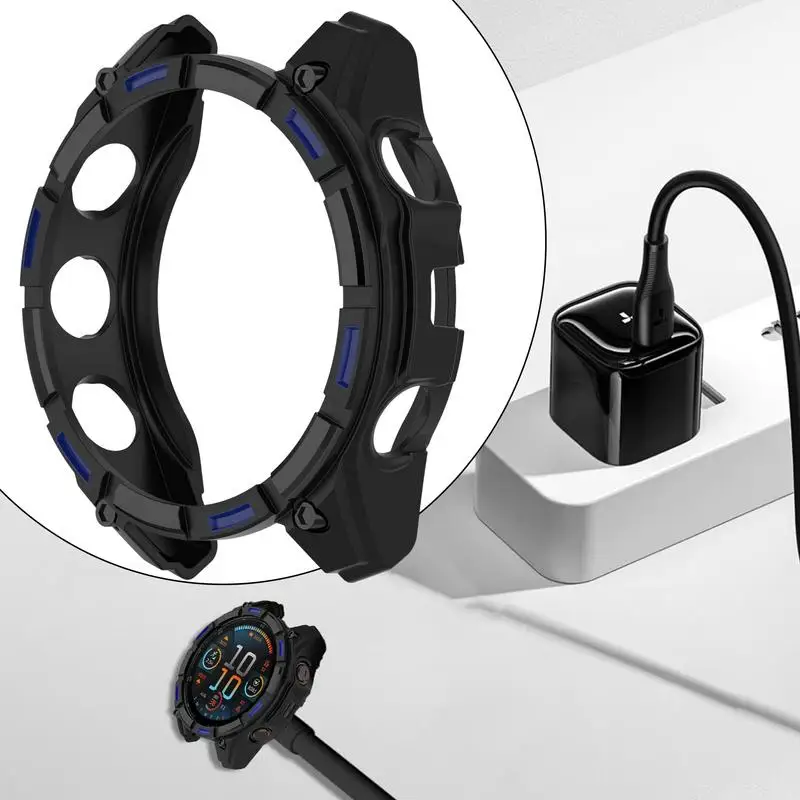 Étui de protection pour montre intelligente Garmin Fenix8, housse de protection anti-rayures, boîtier de montre anti-chute, remplacement de montre intelligente