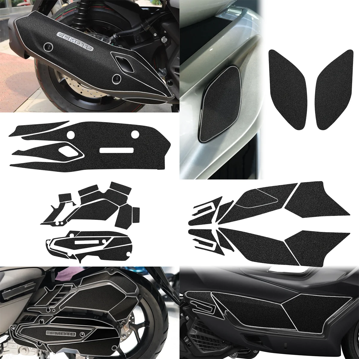 

For CFMOTO 150SC Matte Finish Protective Motorcycle Sticker Durable and Water-resistant Decalr Accessory