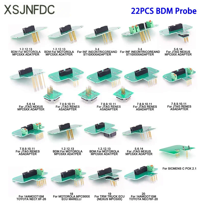 KTM BDM 22 adapters trasdata chip adjustment tool Kess V2 adapter ktag