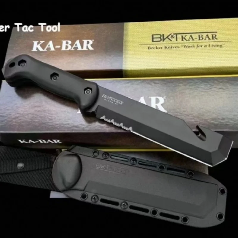 KA-BK3 التكتيكية شفرة مثبتة التخييم بقاء سكين صيد تسلق الجبال الصيد أداة الإنقاذ في حالات الطوارئ سكين صغير #2