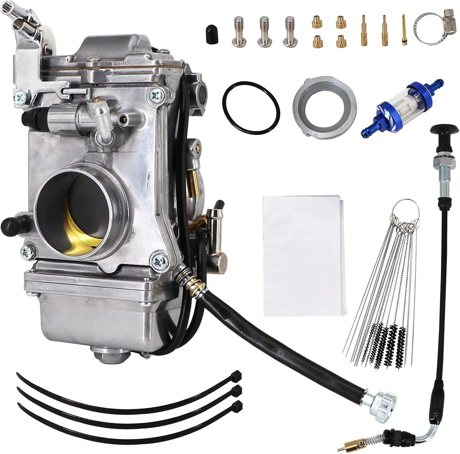 Carburetor Replace For Mikuni HSR42mm HSR TM42-6 42mm Fits for Harley Evo Evolution Twin Cam Motorcycle with Choke Cable