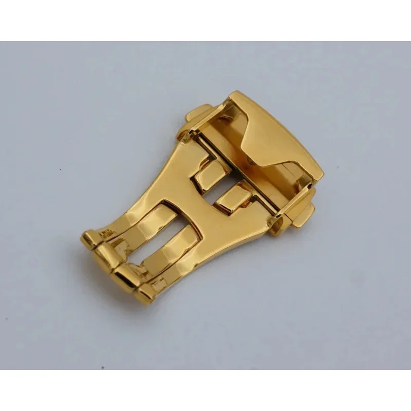 لساعة أوميغا 20 مللي متر 18 مللي متر 16 مشبك جلدي معدني زر نشر قابل للطي أبازيم إكسسوارات مشبك ساعة من الفولاذ المقاوم للصدأ