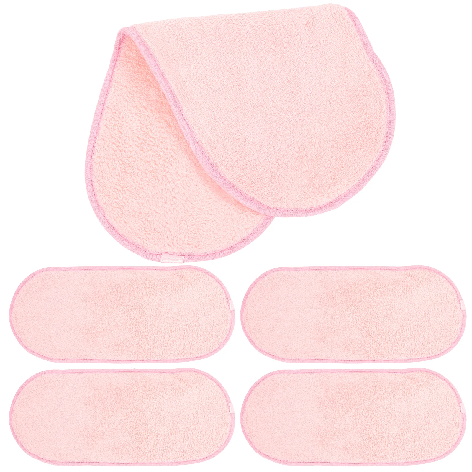 

5pcs Towels Reusable Washcloths for Travel Camping Makeup Remover Facial Cleansing Towels Soft Durable