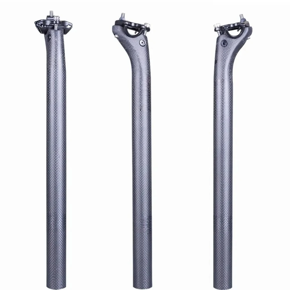 

Carbon seatpost matte road mountain MTB bike bicycle cycling seat post 27.2/30.8/31.6*350/400mm