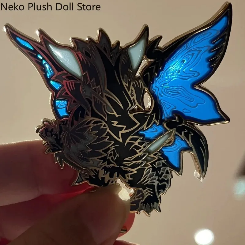 Game Devil May Cry Vergil Dante Magic Dragon Metal Badge Collection Birthday Halloween Mascot Student Accessory Fans Gift