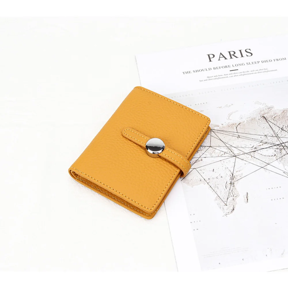 URBAN MASTER – portefeuille court en cuir de vache véritable pour femme, porte-monnaie avec cordon de serrage, porte-cartes