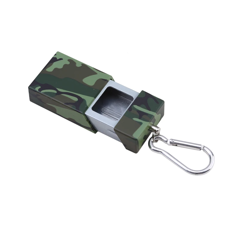 Mini Drawer Box Ashtray Creative Portable  With Key Chain Carabiner Metal Outdoor Ashtray Pocket Ash Tray 2024 New