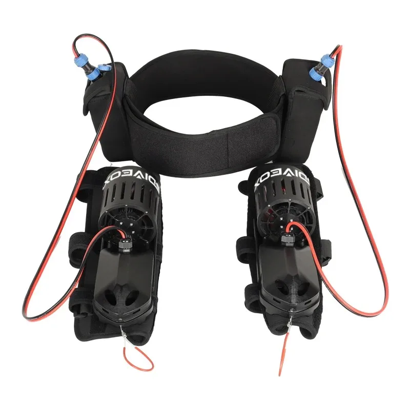 Two Pieces Bundle 2.2m/s Electric Motor 45mins Scuba Diving Equipment Waist-mounted Underwater Scooter